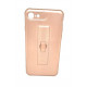 Silicone Case Motomo With Finger Ring For Apple Iphone 7 / 8 (4.7) Pink / Gold